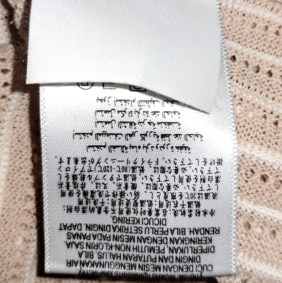 BCBG MAXAZRIA Pink & White Tank Top Women's Size Medium Shirt Designer B38#2 - Picture 6 of 7